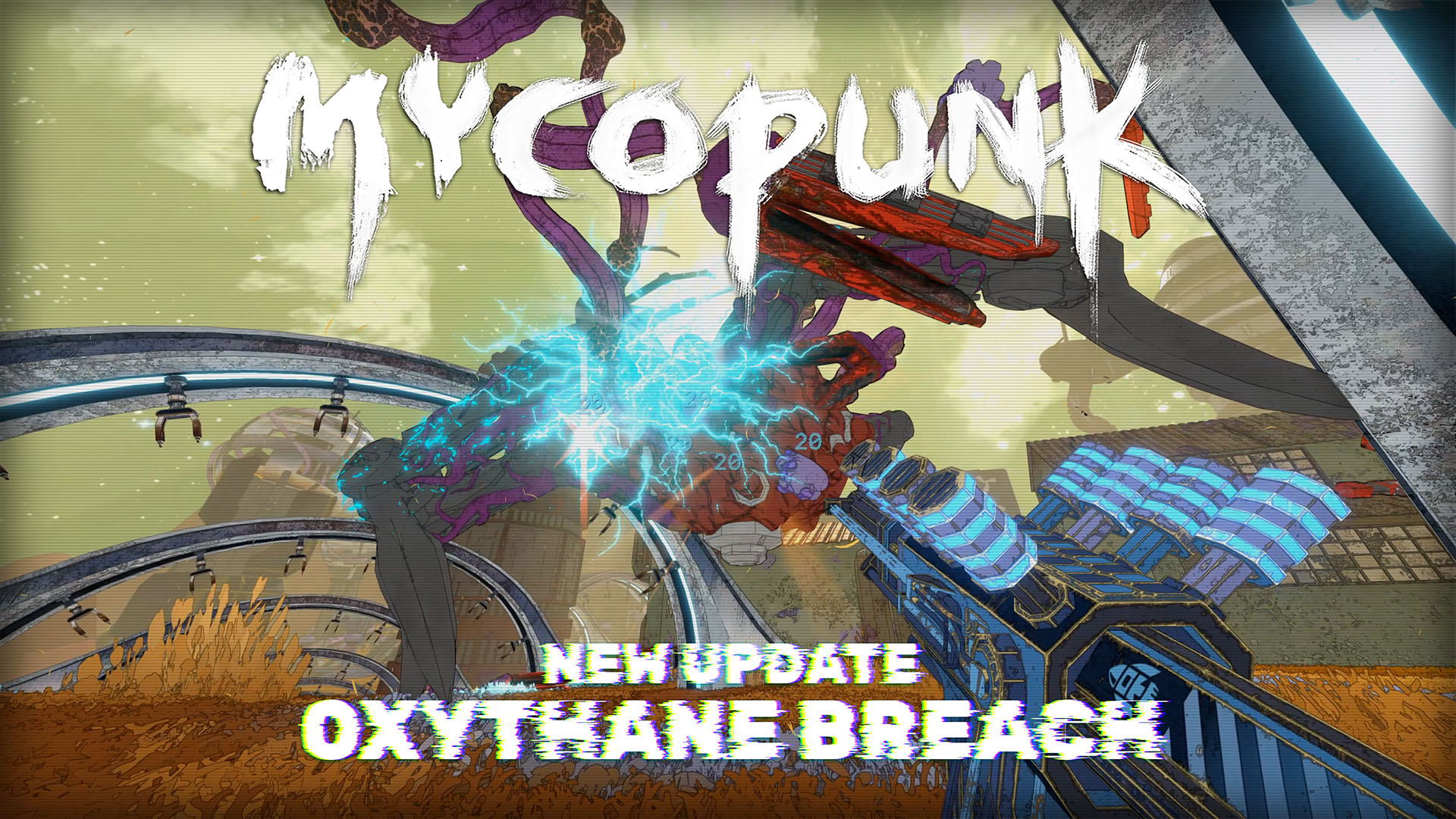 Devolver Digital 合作 FPS《真菌龐克 Mycopunk》首個史詩級更新「Oxythane Breach」上線,限時八折歡慶不搶可惜.jpg