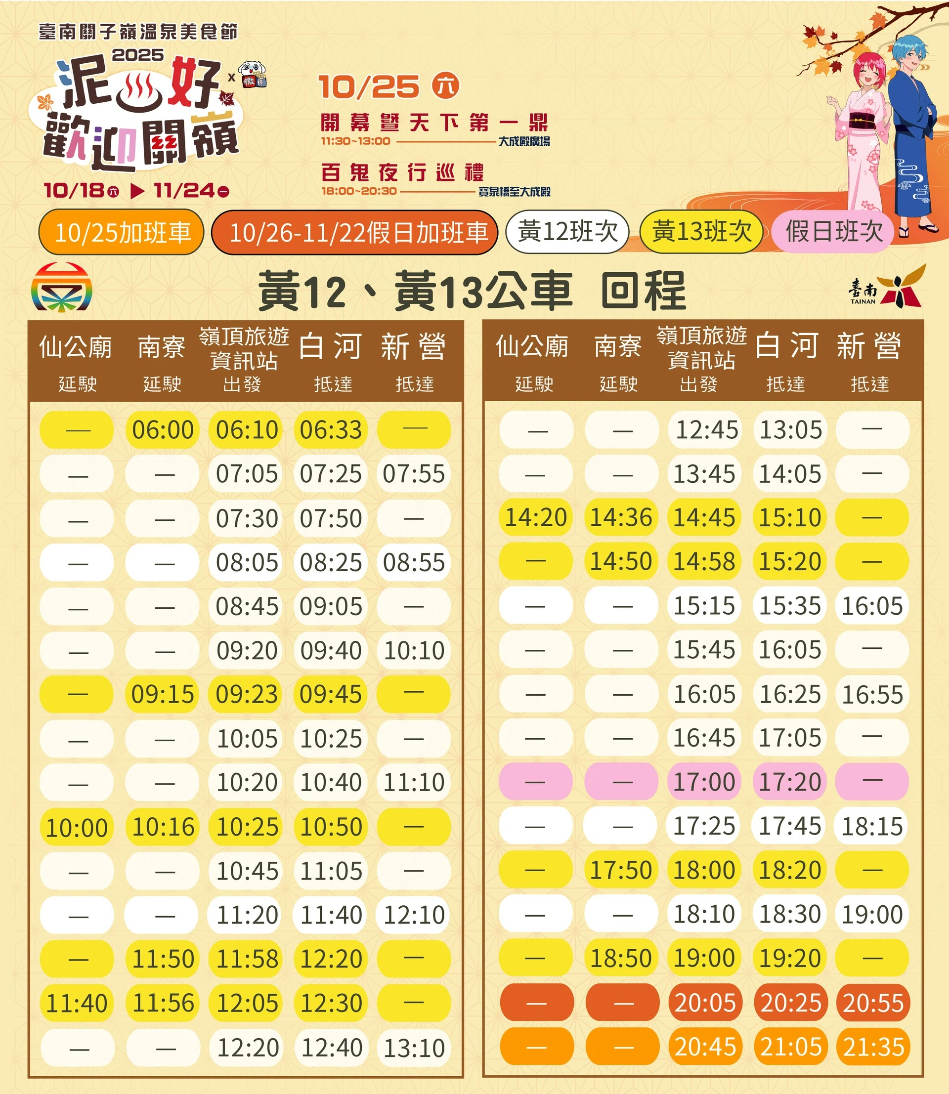 台南關子嶺溫泉美食節 交通懶人卡02.jfif