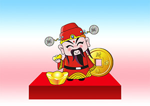 2016台北燈節-歡喜財神獻元寶
