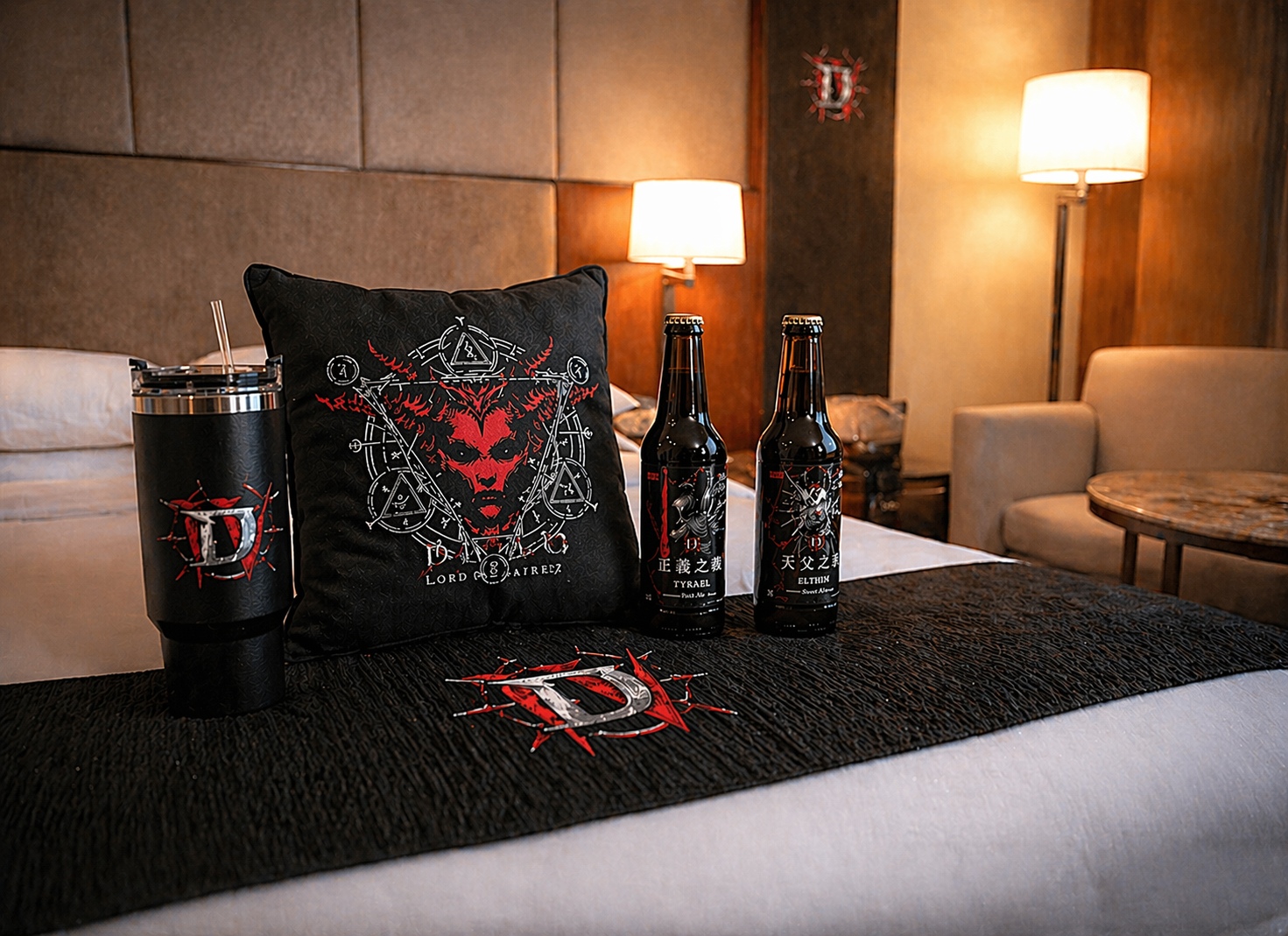 即日起開放預訂《暗黑破壞神》主題住房專案，入住即可獲得限定啤酒2瓶、主題冰壩杯、床尾巾、莉莉絲抱枕、隨機杯墊、遊戲虛擬物品等專屬好禮.jpg