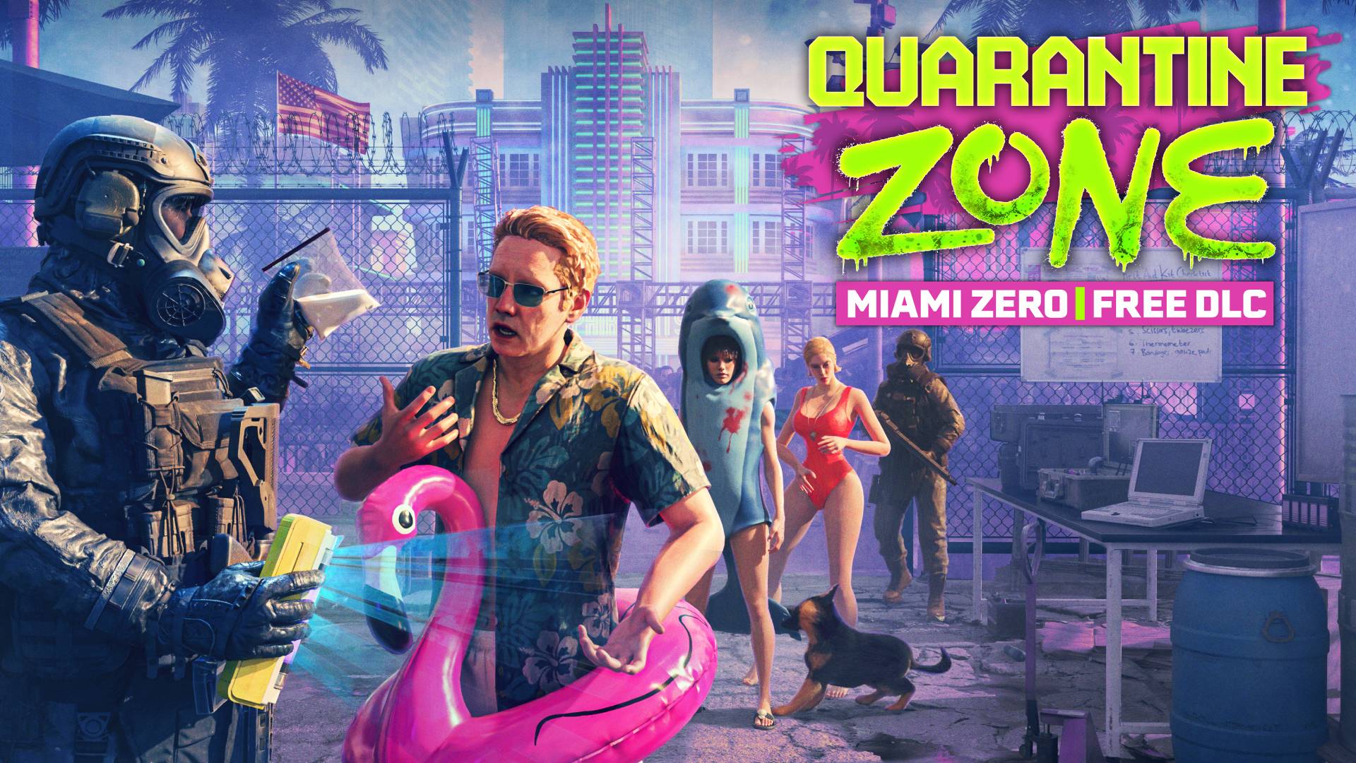 Devolver Digital 超人氣末日管理模擬《隔離區：最後的檢疫 Quarantine Zone The Last Check》免費 DLC「邁阿密清零 Miami Zero」正式推出！遊戲限時特價 65 折.jpg