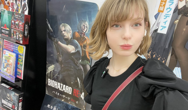 《惡靈古堡4 重製版》愛旭莉臉模 Ella Freya 首次通關！見證結局甜喊：跟里昂真是絕配！