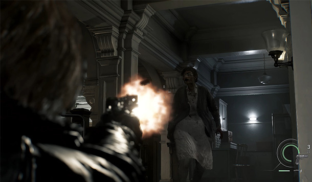 還是菜鳥警官？任直會《惡靈古堡9》里昂狂泡槍、揮空，爛操作笑翻網友：好有親近感