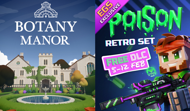 【EPIC】最新限免遊戲公開《波坦尼莊園》、《劇毒復古套裝》領取後永久收藏