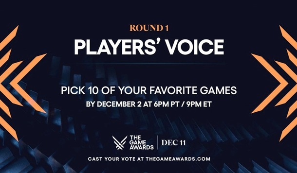 TGA 2025「玩家之聲」投票啟動：30款年度遊戲名單公開，年度最佳由你決定！