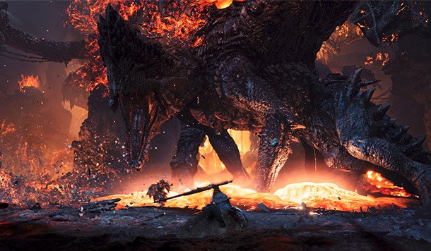 人體直升機！《魔物獵人：荒野》雙刀俠可黏著巨戟龍起飛，空中開轉 20 秒笑爆全網