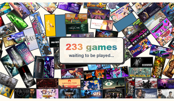 還不打算玩嗎？網友自製「Steam 推積遊戲」視覺化工具，哪些遊戲被你無視全都現形