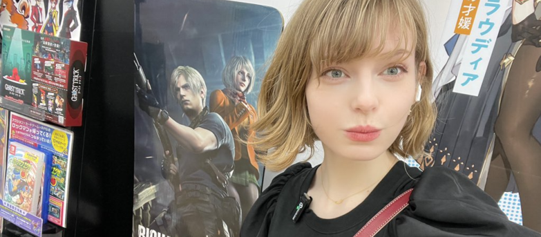《惡靈古堡4 重製版》愛旭莉臉模 Ella Freya 首次通關！見證結局甜喊：跟里昂真是絕配！