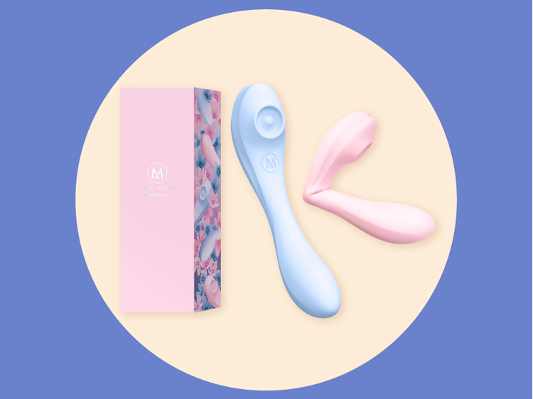 海嘯大師 ladyemma 微脈衝 雙頭按摩棒