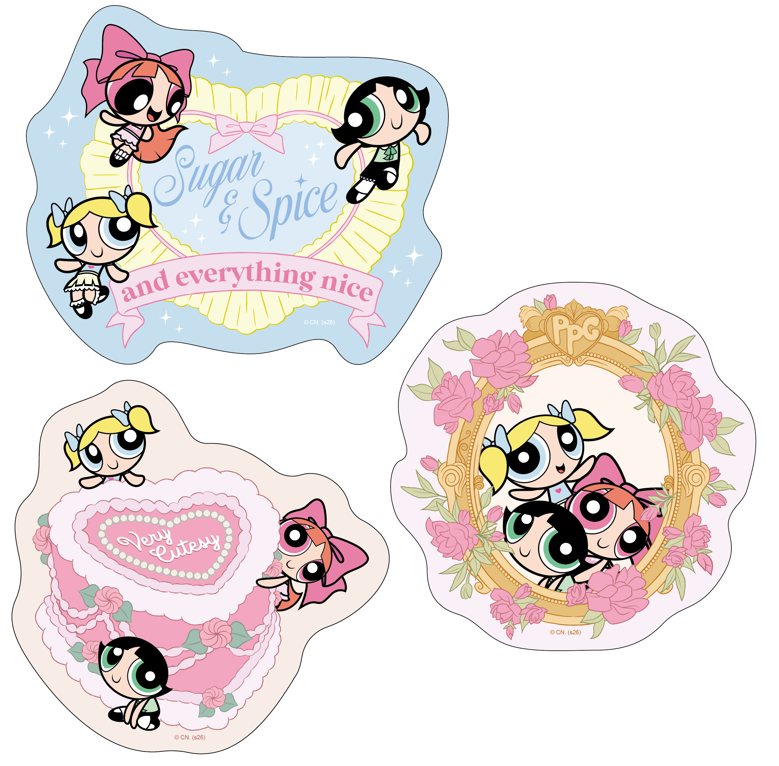 飛天小女警快閃店-花花愛心滑鼠墊_工作區域 1.jpg