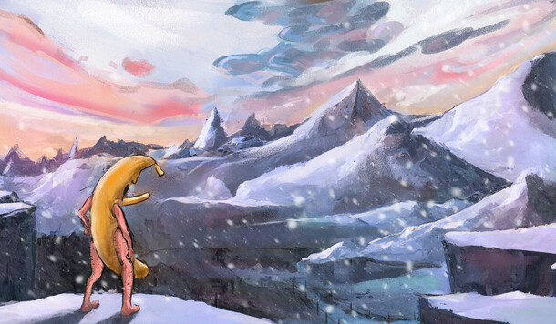 【Steam 限時免費】2D 平台跳躍遊戲《香蕉地獄：瘋狂山脈》限免永久保存中