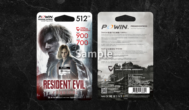《惡靈古堡 安魂曲》x Powin microSD EXPRESS 記憶卡，引領玩家進入更沉浸的恐怖世界