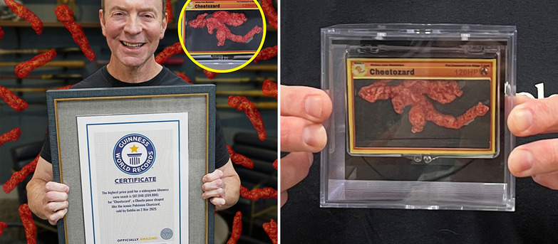 史上最貴零食！奇多噴火龍拍賣成交價破 280 萬台幣奪金氏世界紀錄認證！