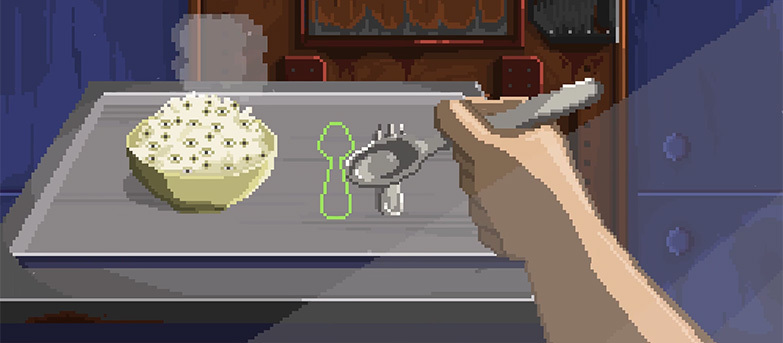 鯊魚湯、眼球飯！？用餐解謎《滿腹逃獄計畫》登 Steam，找出「正確吃法」才能活下去