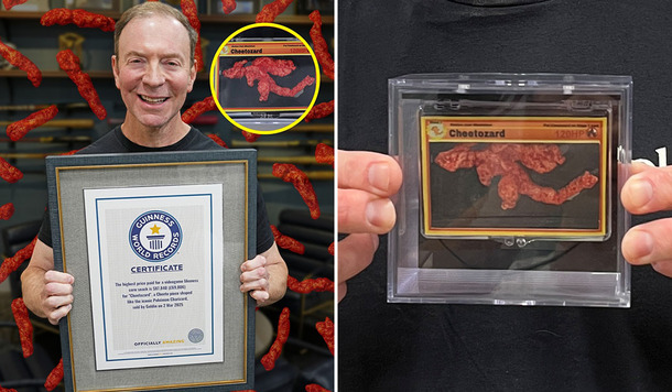 史上最貴零食！奇多噴火龍拍賣成交價破 280 萬台幣奪金氏世界紀錄認證！