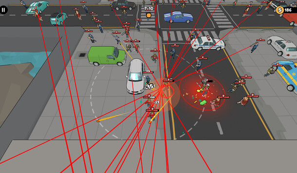 【Steam 限時免費】視角動作射擊遊戲《Just Move:Clean City Messy Battle》永久保存中