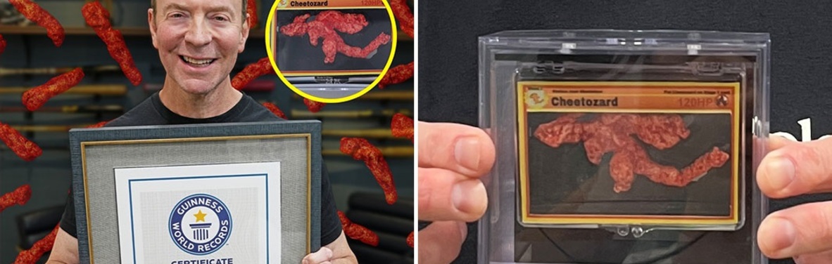 史上最貴零食！奇多噴火龍拍賣成交價破 280 萬台幣奪金氏世界紀錄認證！