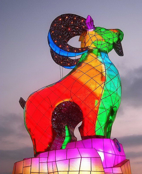 2015台湾灯会吉羊如意